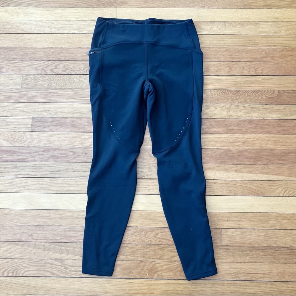 Lululemon Black Fleece Cold Weather Outdoor High-Rise Running Tight Leggings 10 - Picture 6 of 15